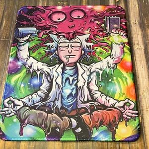 5for$10 Large Rectangle Trippy Rick And Morty Mousepad Office Supply NWT